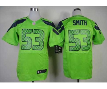 nike nfl jerseys seattle seahawks #53 smith green[Elite]