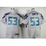 nike nfl jerseys seattle seahawks #53 smith grey[Elite]