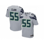 nike nfl jerseys seattle seahawks #55 frank clark grey[Elite]