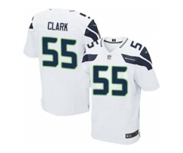 nike nfl jerseys seattle seahawks #55 frank clark white[Elite]