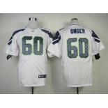 nike nfl jerseys seattle seahawks #60 unger white[Elite]