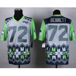 nike nfl jerseys seattle seahawks #72 bennett[Elite Style Noble Fashion]