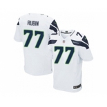 nike nfl jerseys seattle seahawks #77 ahtyba rubin white[Elite]