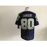 nike nfl jerseys seattle seahawks #80 largent blue[Elite]