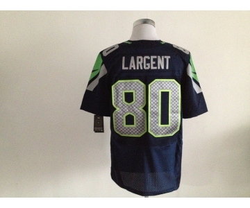 nike nfl jerseys seattle seahawks #80 largent blue[Elite]