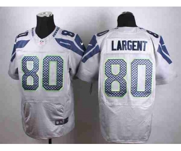 nike nfl jerseys seattle seahawks #80 largent grey[Elite]