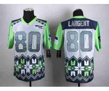 nike nfl jerseys seattle seahawks #80 largent noble fashion[2015 Elite]