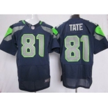 nike nfl jerseys seattle seahawks #81 golden tate blue[Elite]