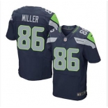 nike nfl jerseys seattle seahawks #86 zach miller blue[Elite]