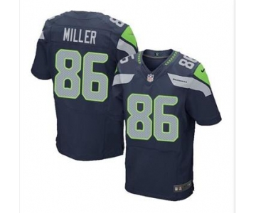 nike nfl jerseys seattle seahawks #86 zach miller blue[Elite]