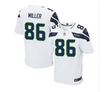 nike nfl jerseys seattle seahawks #86 zach miller white[Elite]