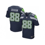 nike nfl jerseys seattle seahawks #88 graham blue[Elite]