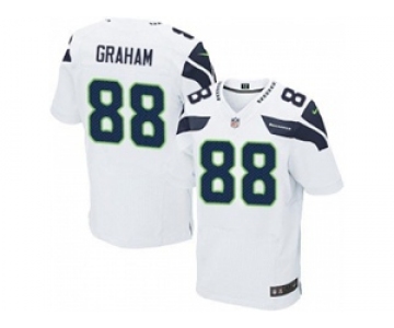 nike nfl jerseys seattle seahawks #88 graham white[Elite]