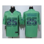 2015 New Nike Seattle Seahawks #25 Sherman Green Strobe Jerseys[Limited]