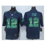 2015 new nike seattle seahawks #12 fan navy blue strobe jerseys[limited]