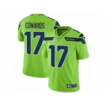 Men Nike Seattle Seahawks #17 Braylon Edwards Vapor Untouchable Limited Green NFL Jersey