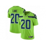 Men Nike Seattle Seahawks #20 Jeremy Lane Vapor Untouchable Limited Green NFL Jersey