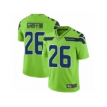 Men Nike Seattle Seahawks #26 Shaquill Griffin Vapor Untouchable Limited Green NFL Jersey