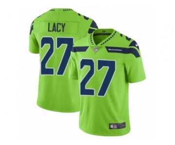 Men Nike Seattle Seahawks #27 Eddie Lacy Vapor Untouchable Limited Green NFL Jerseys