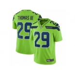 Men Nike Seattle Seahawks #29 Earl Thomas III Vapor Untouchable Limited Green NFL Jersey