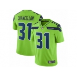 Men Nike Seattle Seahawks #31 Kam Chancellor Vapor Untouchable Limited Green NFL Jersey