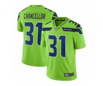 Men Nike Seattle Seahawks #31 Kam Chancellor Vapor Untouchable Limited Green NFL Jersey