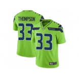 Men Nike Seattle Seahawks #33 Tedric Thompson Vapor Untouchable Limited Green NFL Jersey