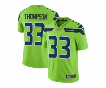 Men Nike Seattle Seahawks #33 Tedric Thompson Vapor Untouchable Limited Green NFL Jersey