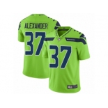 Men Nike Seattle Seahawks #37 Shaun Alexander Vapor Untouchable Limited Green NFL Jersey