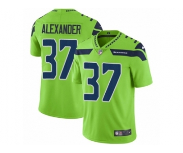 Men Nike Seattle Seahawks #37 Shaun Alexander Vapor Untouchable Limited Green NFL Jersey