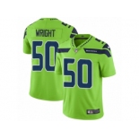 Men Nike Seattle Seahawks #50 K.J. Wright Vapor Untouchable Limited Green NFL Jersey