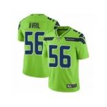 Men Nike Seattle Seahawks #56 Cliff Avril Vapor Untouchable Limited Green NFL Jersey