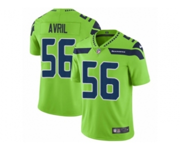 Men Nike Seattle Seahawks #56 Cliff Avril Vapor Untouchable Limited Green NFL Jersey