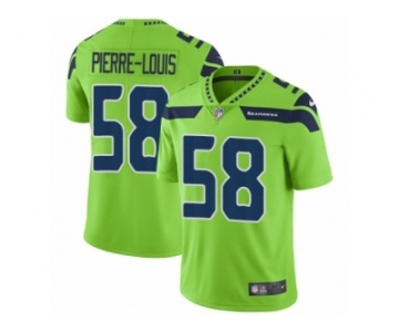 Men Nike Seattle Seahawks #58 Kevin Pierre-Louis Vapor Untouchable Limited Green NFL Jersey