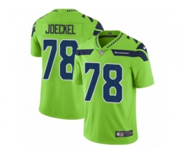 Men Nike Seattle Seahawks #78 Luke Joeckel Vapor Untouchable Limited Green NFL Jersey