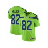 Men Nike Seattle Seahawks #82 Luke Willson Vapor Untouchable Limited Green NFL Jersey