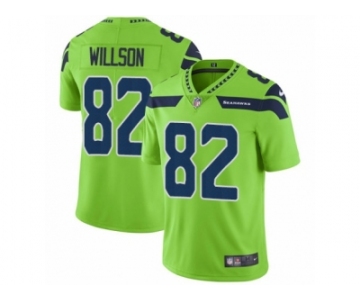 Men Nike Seattle Seahawks #82 Luke Willson Vapor Untouchable Limited Green NFL Jersey