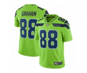 Men Nike Seattle Seahawks #88 Jimmy Graham Vapor Untouchable Limited Green NFL Jersey