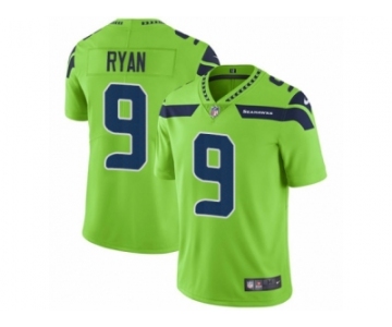 Men Nike Seattle Seahawks #9 Jon Ryan Vapor Untouchable Limited Green NFL Jersey