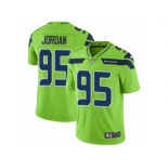 Men Nike Seattle Seahawks #95 Dion Jordan Vapor Untouchable Limited Green NFL Jersey