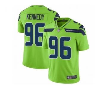 Men Nike Seattle Seahawks #96 Cortez Kennedy Vapor Untouchable Limited Green NFL Jersey