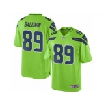 Men Seattle Seahawks #89 Doug Baldwin Green Color Rush Limited Jersey