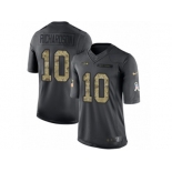 Men's Nike Seattle Seahawks #10 Paul Richardson Limited Black 2016 Salute to Service NFL Jersey