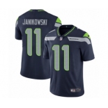 Men's Nike Seattle Seahawks #11 Sebastian Janikowski Navy Blue Team Color Vapor Untouchable Limited Player NFL Jersey