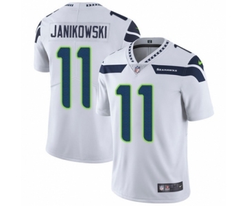 Men's Nike Seattle Seahawks #11 Sebastian Janikowski White Vapor Untouchable Limited Player NFL Jersey