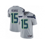 Men's Nike Seattle Seahawks #15 Jermaine Kearse Vapor Untouchable Limited Grey Alternate NFL Jersey