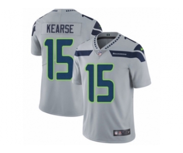 Men's Nike Seattle Seahawks #15 Jermaine Kearse Vapor Untouchable Limited Grey Alternate NFL Jersey