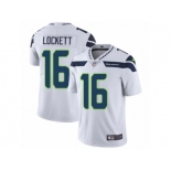 Men's Nike Seattle Seahawks #16 Tyler Lockett Vapor Untouchable Limited White NFL Jersey