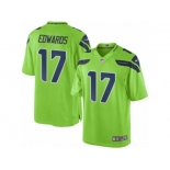 Men's Nike Seattle Seahawks #17 Braylon Edwards Limited Green Rush NFL Jersey