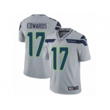 Men's Nike Seattle Seahawks #17 Braylon Edwards Vapor Untouchable Limited Grey Alternate NFL Jersey